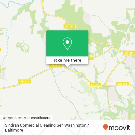 Sindrah Comercial Cleaning Ser map