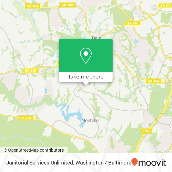 Janitorial Services Unlimited map