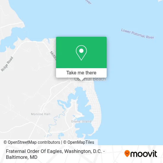 Fraternal Order Of Eagles map