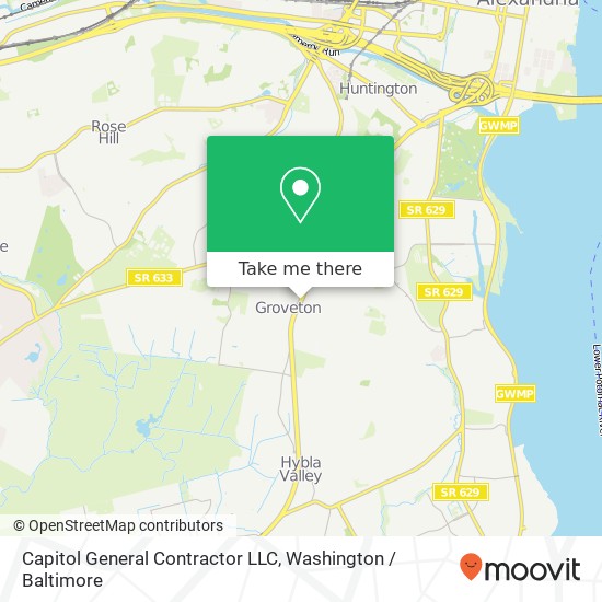 Capitol General Contractor LLC map