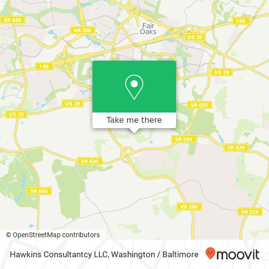 Mapa de Hawkins Consultantcy LLC