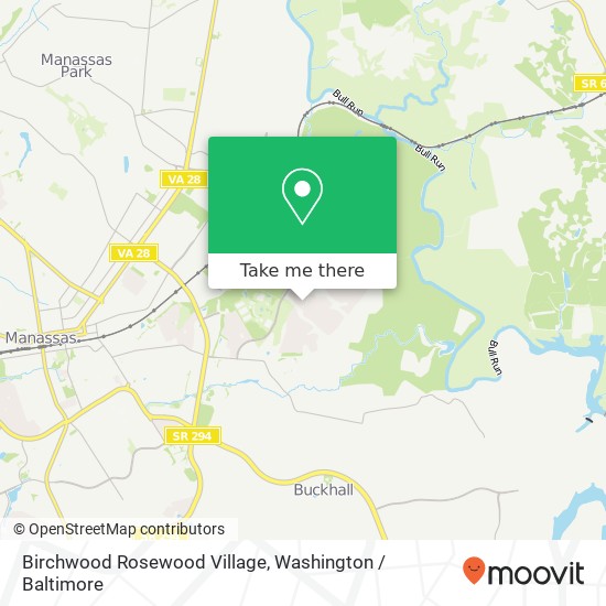Mapa de Birchwood Rosewood Village