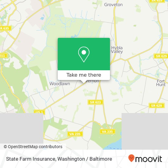 State Farm Insurance map