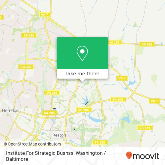 Mapa de Institute For Strategic Busnss