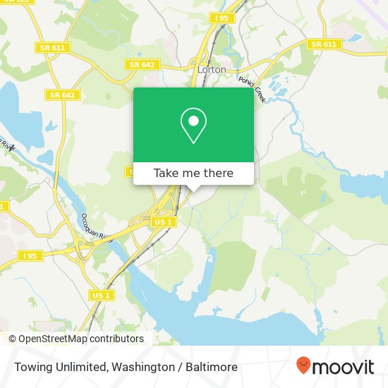 Towing Unlimited map