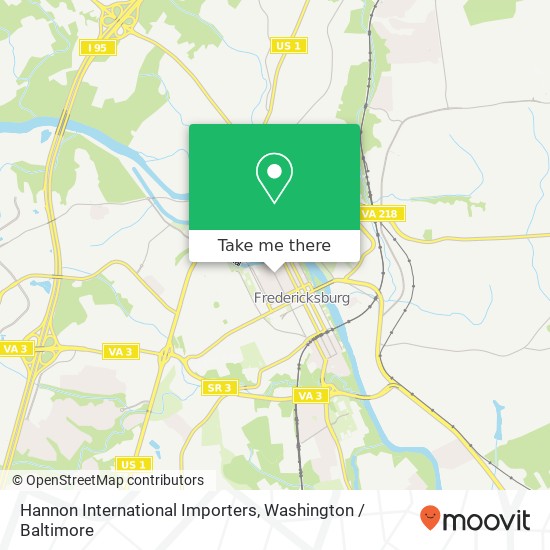Hannon International Importers map