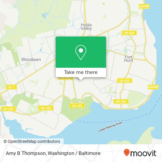 Amy B Thompson map