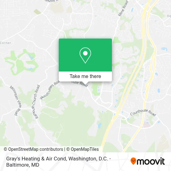 Gray's Heating & Air Cond map
