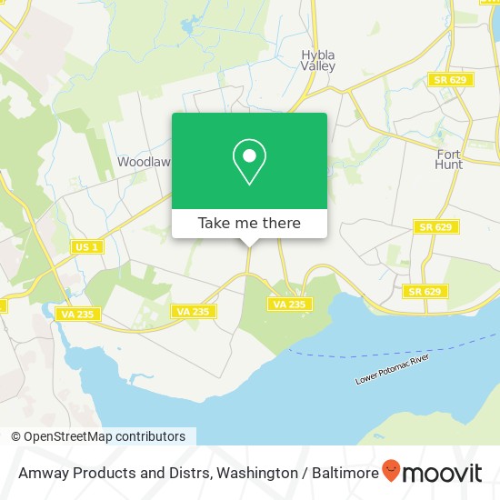 Mapa de Amway Products and Distrs