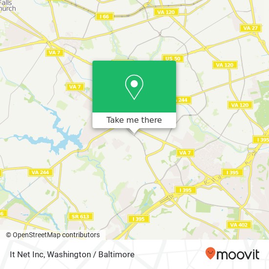 It Net Inc map