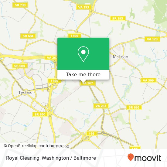 Royal Cleaning map