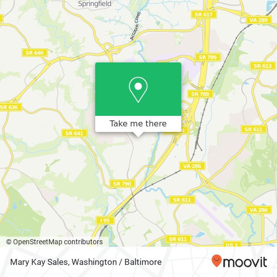 Mary Kay Sales map