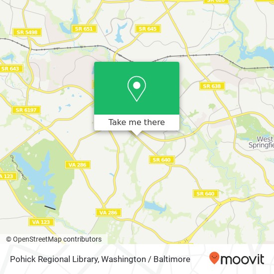 Mapa de Pohick Regional Library