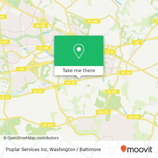 Poplar Services Inc map