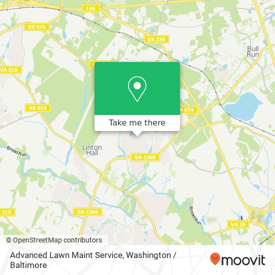 Mapa de Advanced Lawn Maint Service