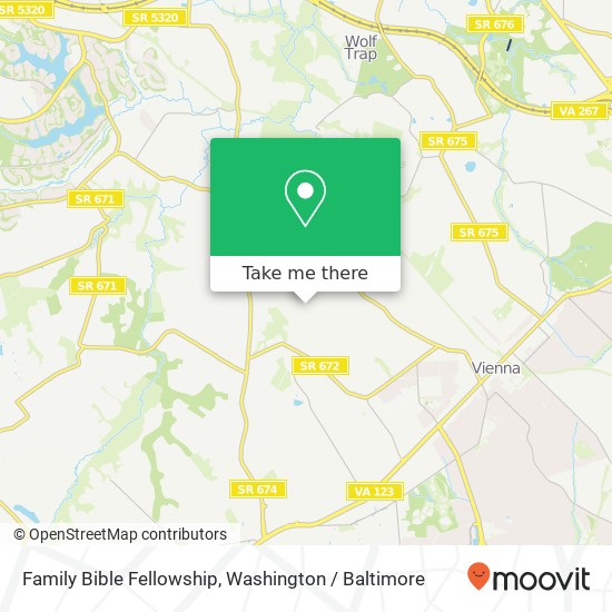 Family Bible Fellowship map