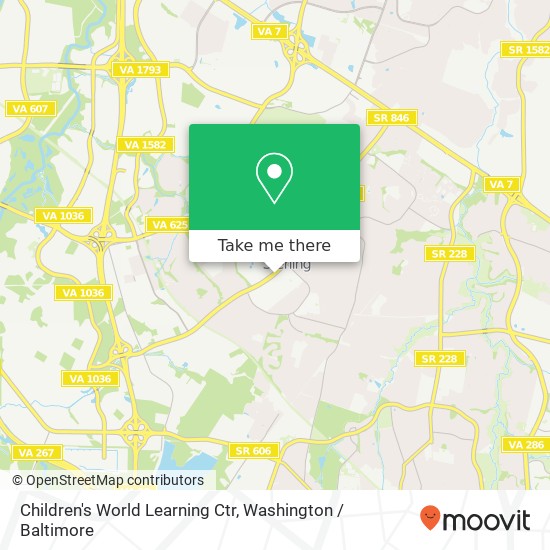 Children's World Learning Ctr map