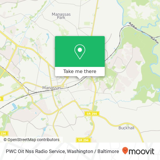 Mapa de PWC Oit Nss Radio Service