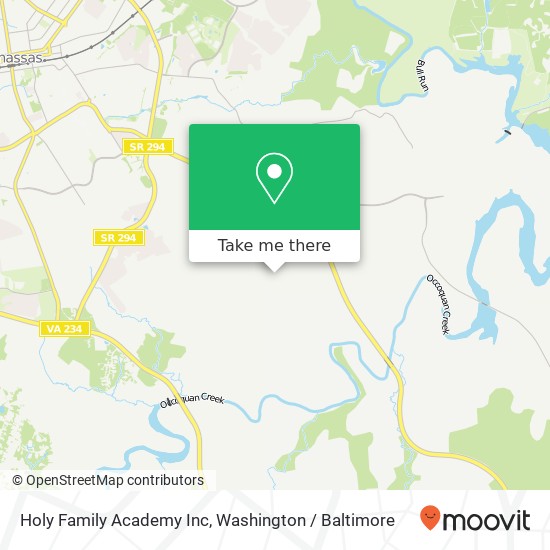 Mapa de Holy Family Academy Inc