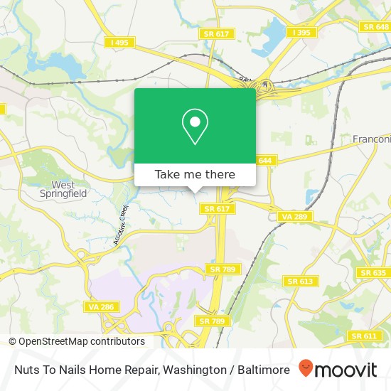 Nuts To Nails Home Repair map