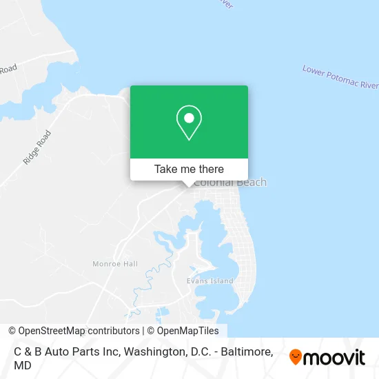 C & B Auto Parts Inc map