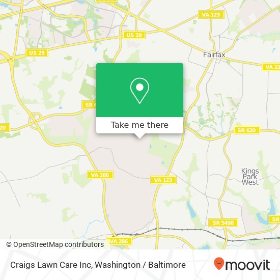 Mapa de Craigs Lawn Care Inc