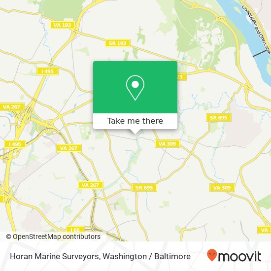 Horan Marine Surveyors map