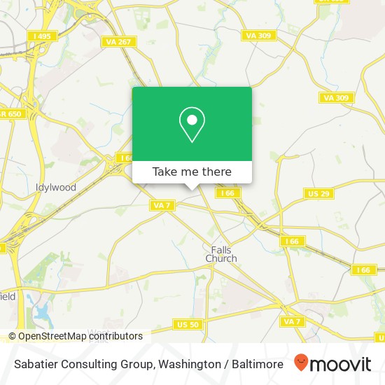 Sabatier Consulting Group map