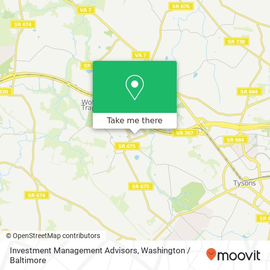 Investment Management Advisors map