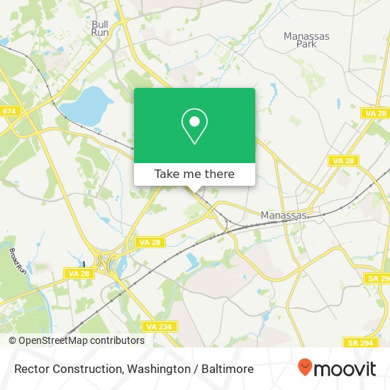 Mapa de Rector Construction