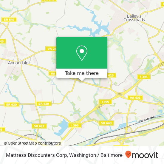 Mapa de Mattress Discounters Corp