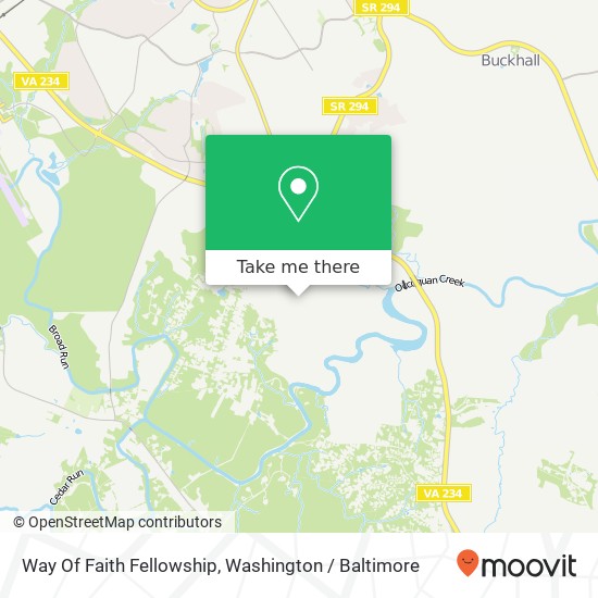 Way Of Faith Fellowship map