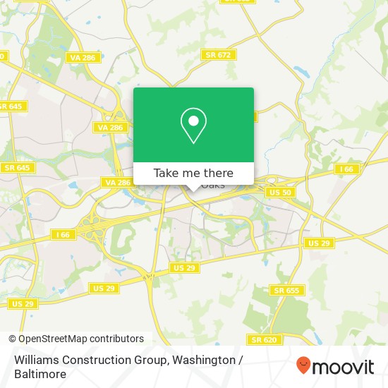 Mapa de Williams Construction Group