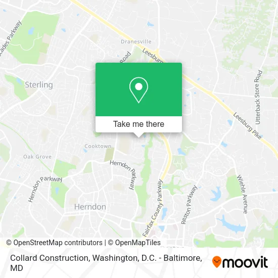 Collard Construction map