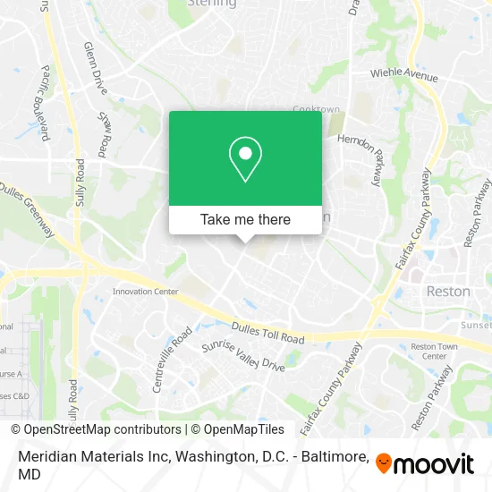 Mapa de Meridian Materials Inc