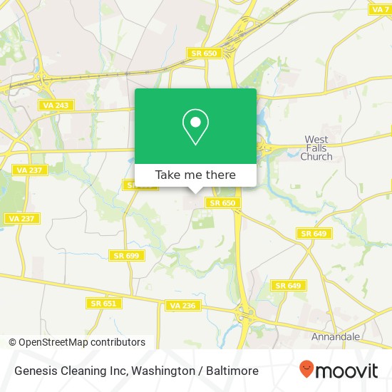 Genesis Cleaning Inc map