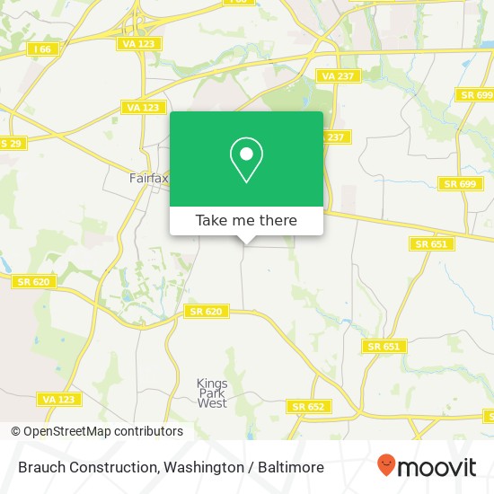 Brauch Construction map