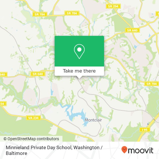 Mapa de Minnieland Private Day School