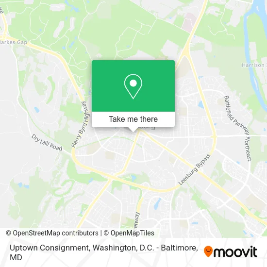 Mapa de Uptown Consignment