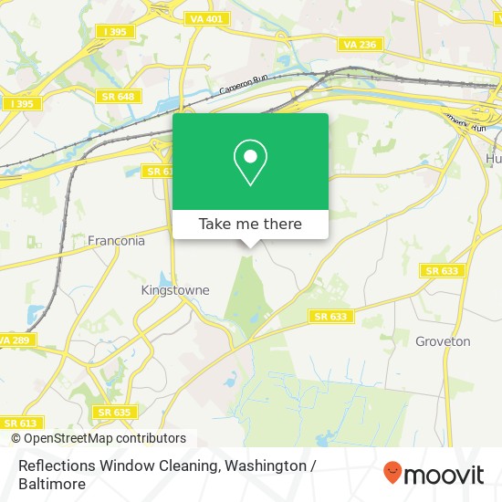 Mapa de Reflections Window Cleaning