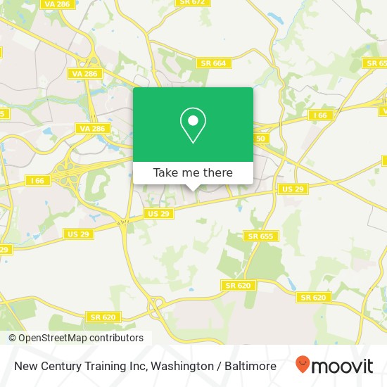 Mapa de New Century Training Inc