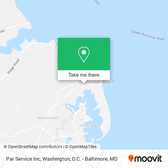 Par Service Inc map