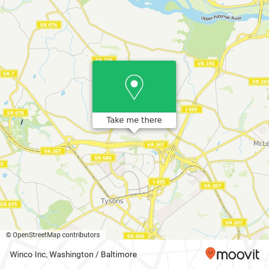 Winco Inc map
