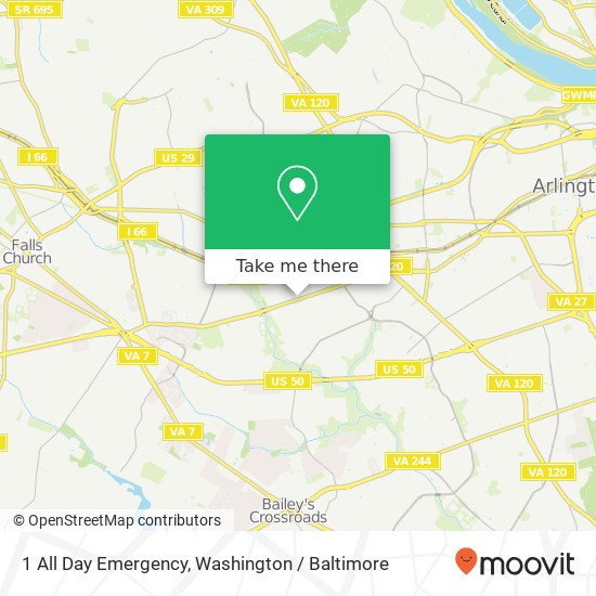 1 All Day Emergency map