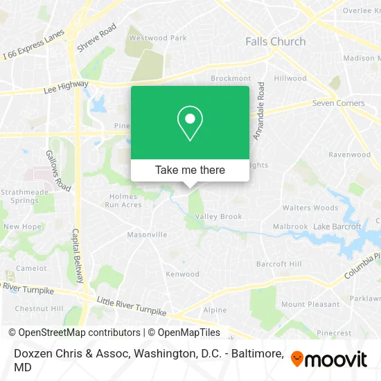 Mapa de Doxzen Chris & Assoc