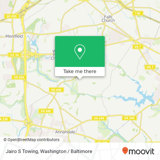 Mapa de Jairo S Towing