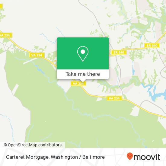 Carteret Mortgage map