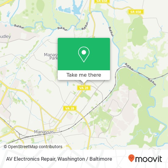 AV Electronics Repair map