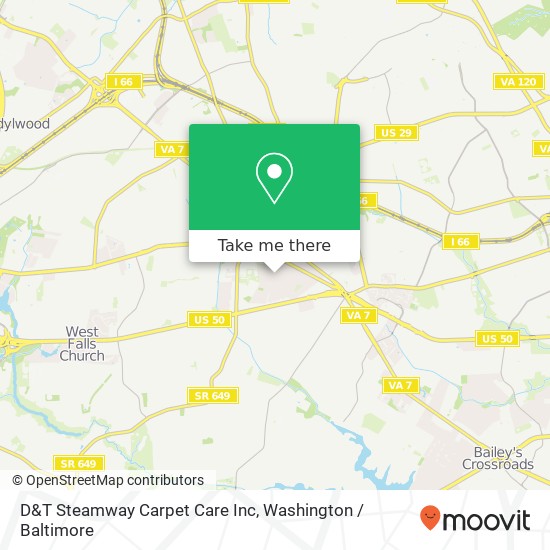 D&T Steamway Carpet Care Inc map