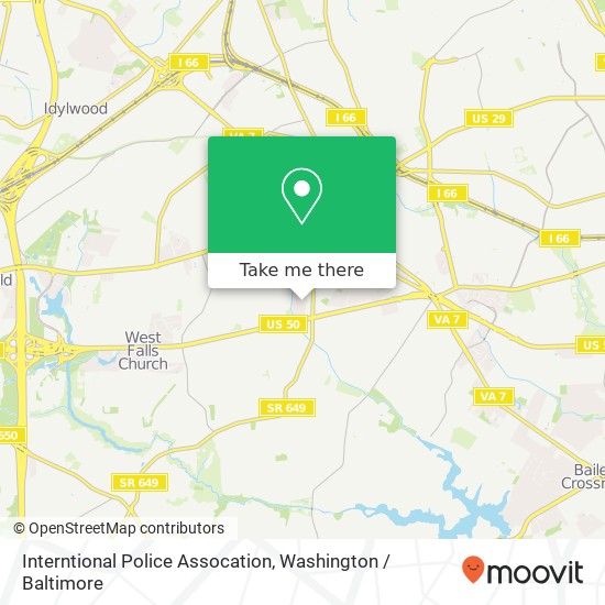 Interntional Police Assocation map